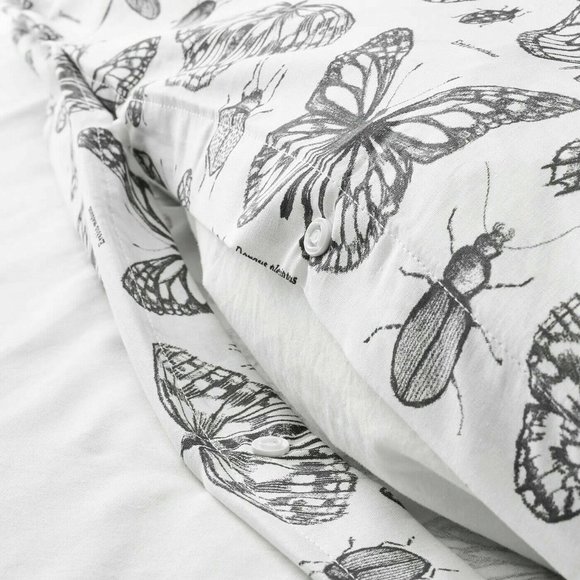 Sommarmalva  FULL/QUEEN Butterfly Duvet Cover - Picture 3 of 7